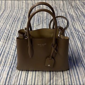 Kate Spade Eve Small Satchel Dark Walnut Color